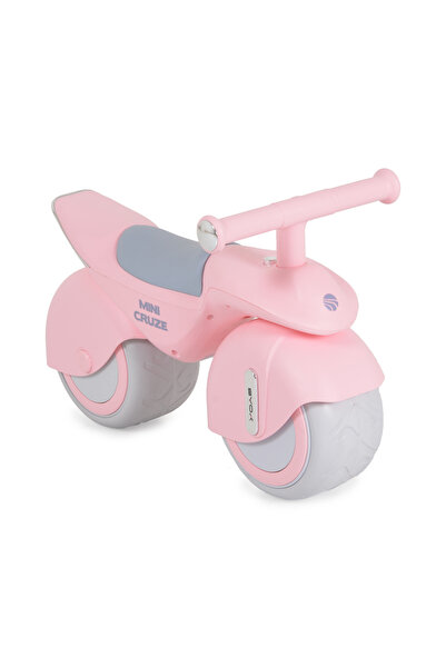 byox Bicicleta fara pedale Ride On Mini Cruze Pink cu muzica, Roti EVA late s...