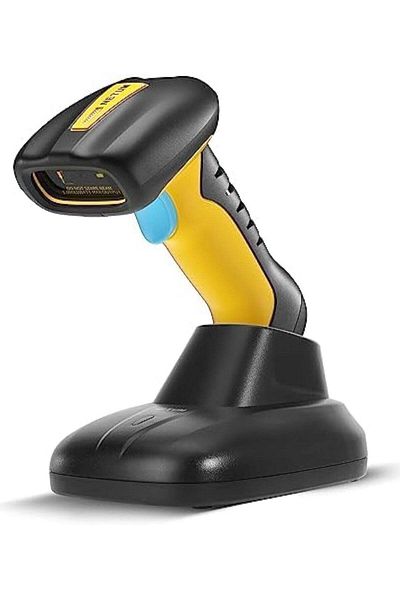 NETUM Upgraded QR Industrial Bluetooth Barcode Scanner with Charging Dock