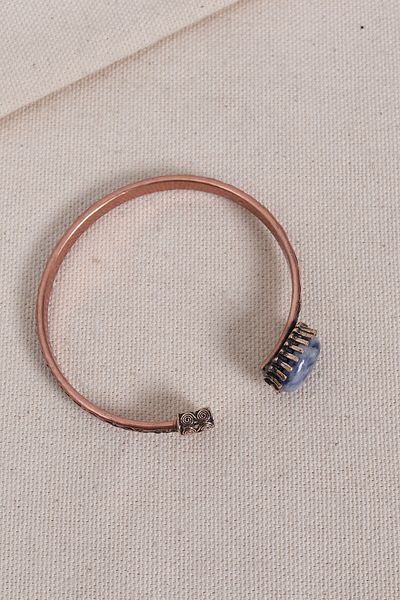 Süspüs Accessories Pure Copper Authentic Bracelet with Sodalite Stone (Natural Stone)