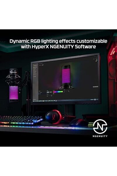 HyperX ميكروفون مكثف USB QuadCast S