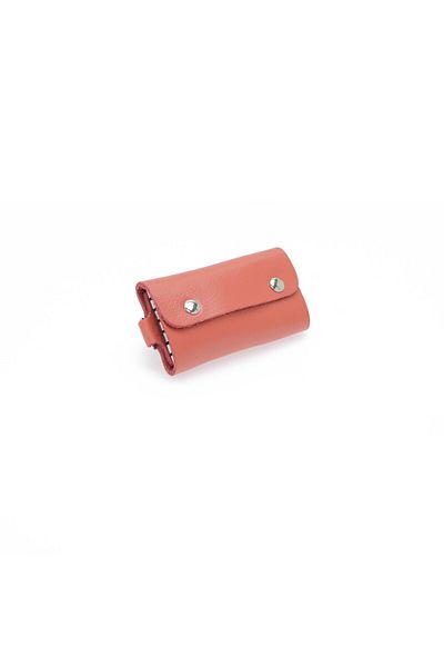ButicCochet Key holder, Buticcochet, made of leather, Coral - PR504
