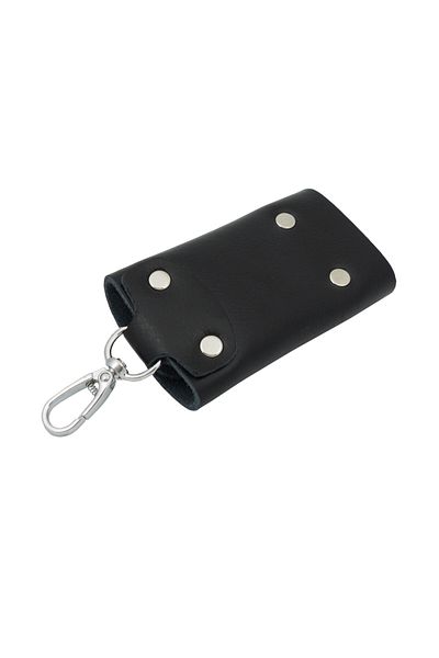 ButicCochet Key holder, black, made of genuine leather - PR156