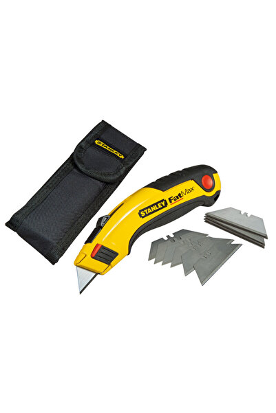 Stanley - Cutter Fatmax cu lamă retractabilă 180mm + 20 de lame + cutie [2-98...