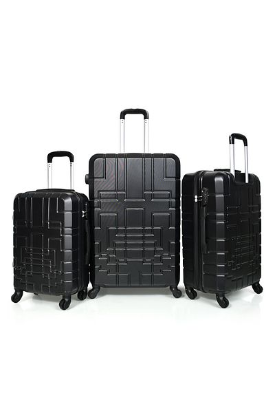 MORANO Murano 3 Piece Unisex Luggage Set 28" - 24" - 20".