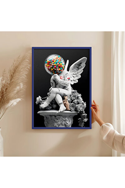 HOMEPACK Wooden Frame Painting Framed Poster Art Wall Decor Tk/1510