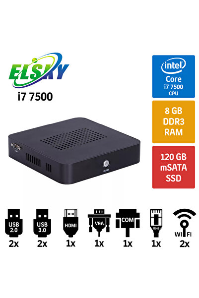 QM9700-İ7 7500 8GB/120SSD Mini PC