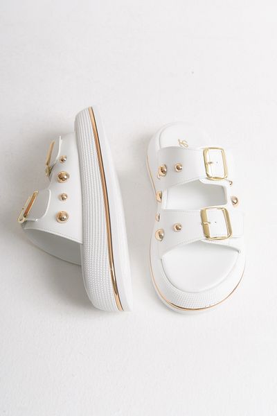 LDR Women's Buckle Trock Slippers