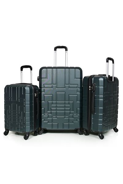 MORANO Murano 3 Piece Unisex Luggage Set 28" - 24" - 20".