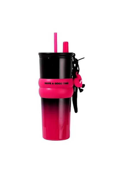 2DAYFIND Stainless Steel Thermos, 710ml, Z57, Fuchsia