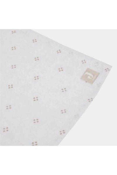 Jollein Muselina din bumbac , 115 x 115 cm, Pointelle biscuit