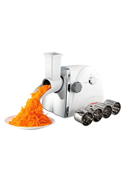 Musullu 1300W Et Kıyma, İçli Köfte, Salça, Sosis, Sucuk Makinesi. Rendeleme aparatları