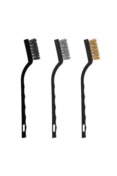 Evia Set perie de metal, 3 piese/set