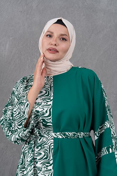 Fzd filizzade Patterned Garnished Casual Dress