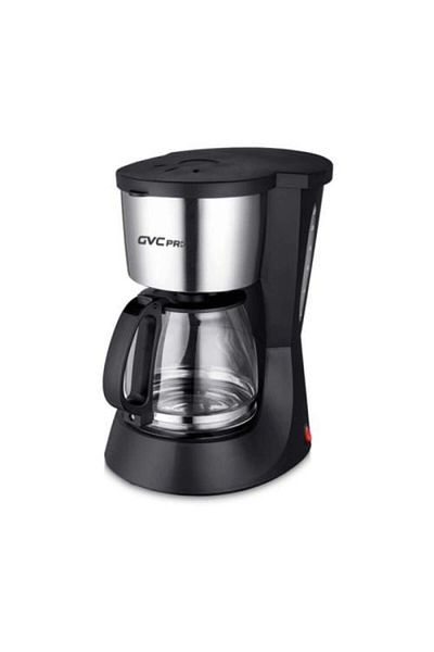 GVC PRO American Coffee Maker - 1.5 Liter - 1000 Watts - Black and Silver - GVCM-1811