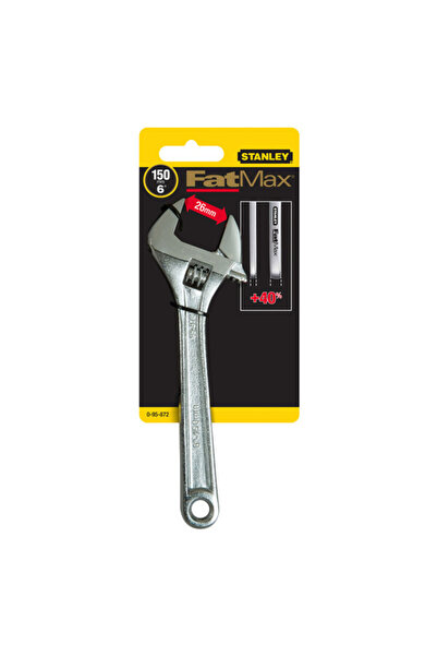 Stanley FatMax adjustable wrench, 150mm