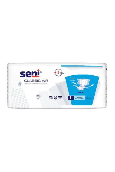 Seni Classic Air Adult Diapers L 30 pieces