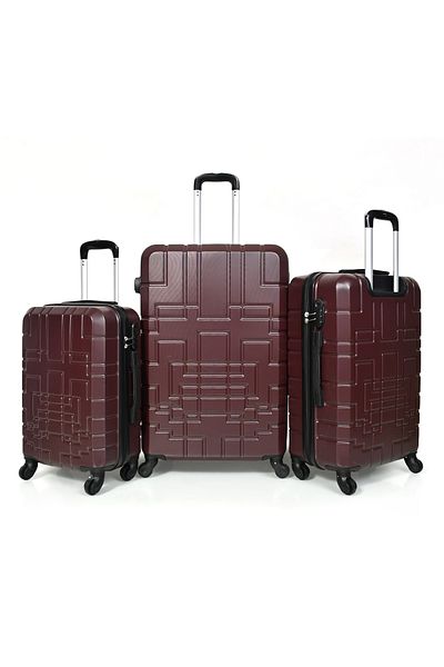 MORANO Murano 3 Piece Unisex Luggage Set 28" - 24" - 20".