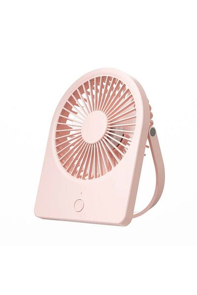 2DAYFIND Portable Fan, W150, Polycarbonate, Silicone, Pink