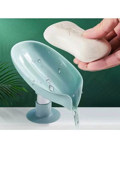 MFA SHOP Soap Dish with Suction Cup and Water Drain