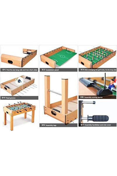 Toybox Football Table Vertical Adult Wooden Football Table
