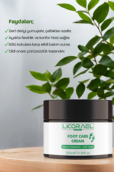 Licorael Dubai Ayak Ve Topuk Çatlak Kremi, Ayak Bakımı, Ayak Kokusu Ve Topuk-FOOT CARE CREAM