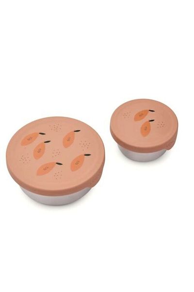 Liewood Fiby snack box set, - Papaya / Pale Tuscany