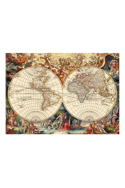 Daemi Puzzle Historical Map of the World, 1000 pieces