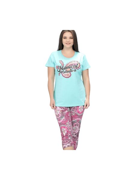 Generic Women's Bermuda Oversized Pajamas - PJ 581