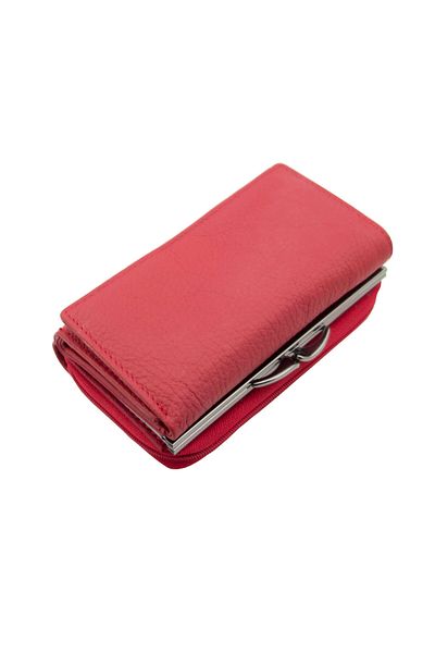 Tita Women's wallet, red, made of genuine leather, TITA, 14 x 8 x 4 cm - PR192