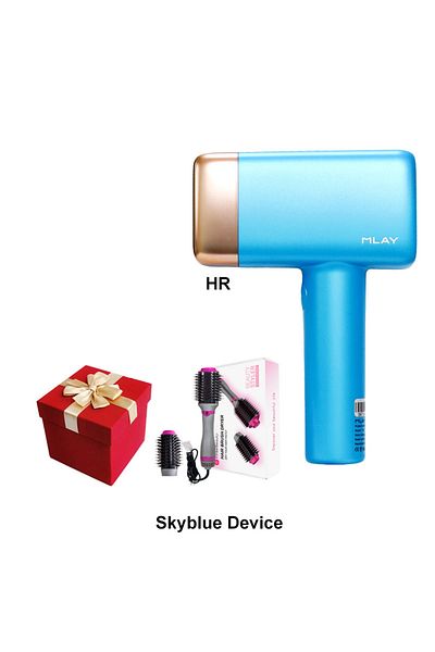 Mlay T14 Laser Hair Removal Cooling Painless IPL Epilator 500000 Flashes with Hot Air Hair Brush