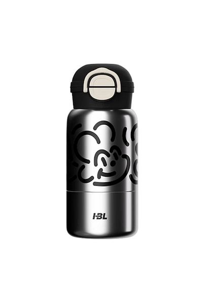 2DAYFIND Termos din oțel inoxidabil pentru copii, 520 ml, Z63, gri