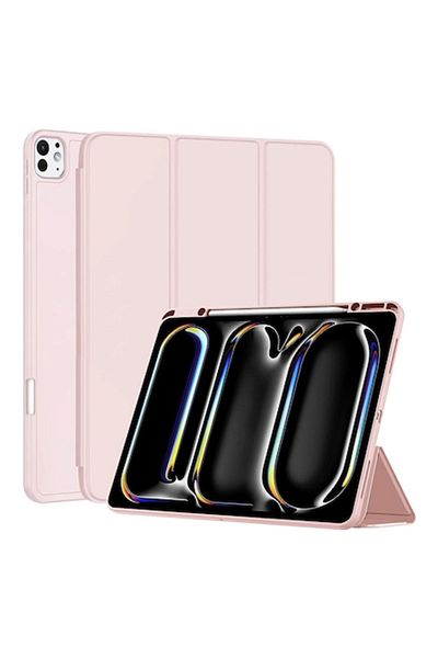 2DAYFIND Protective Case for iPad Pro 13 2024, G29, TPU, Soft Rose