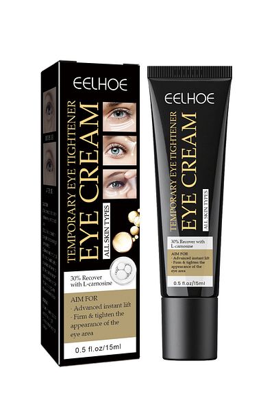 EELHOE Temporary Eye Tightener Eye Cream, Advanced Instant Lift, Firms and Tightens Under Eye Skin 15ml