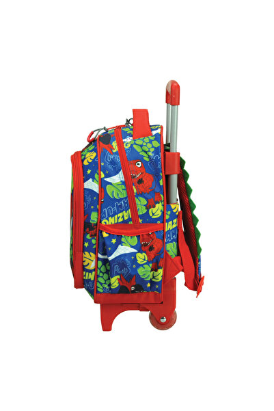 SPIDERMAN Spidey Dino-Webs rolling kindergarten backpack, bag 30 cm