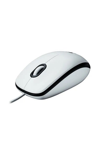 logitech Mouse, Logitech, M100, USB, White