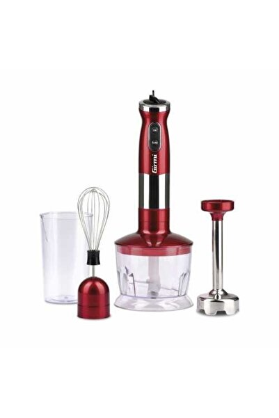 Girmi Mixer 3 în 1 - MX67 cu funcție de blender și tocator, 500W, viteză reglabilă, oțel inoxidabil