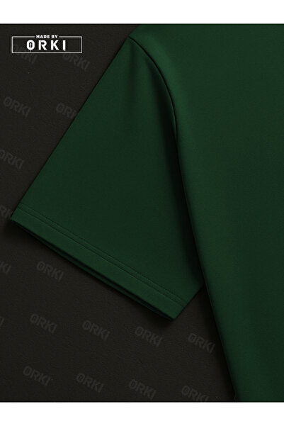 EFFRENATU Orki Power Fit – Oversize Forest Green T-Shirt & White Shorts Set