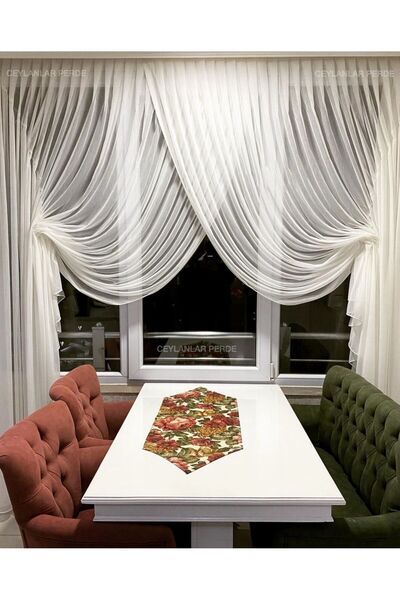 Ceylanlar perde Luxury Double Breasted Curtain Mechanism (Middle Pile 1 /2.5)