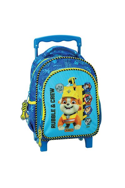 PAW PATROL Rubble & Crew rolling kindergarten backpack, bag 30 cm
