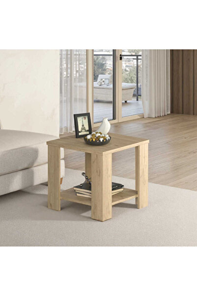 Adore Mobilya New Line Sehpa - Florida Meşe 50x48x50 cm