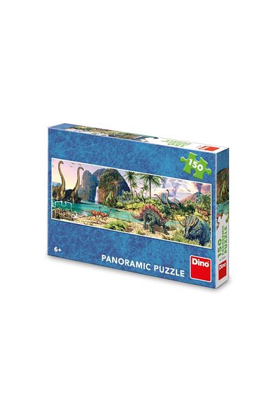 Daemi Panoramic puzzle Dinosaurs, 150 pieces