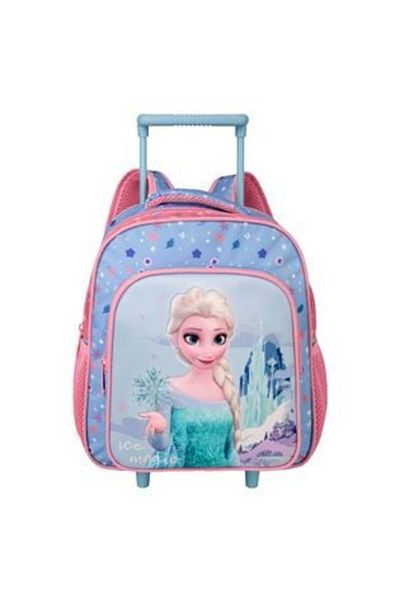 Frozen Kindergarten Trolley Backpack Ciel Salmon 3D