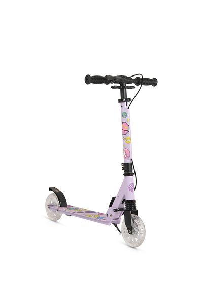 byox Folding scooter for children Snazzy Purple from 8 years, Aluminum frame, Front shock absorber, Wheel