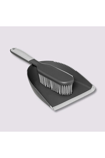 Five Simply Smart Handy and Durable Rubber-Look Dustpan and Brush Set