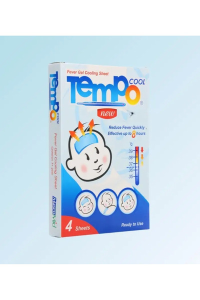 Mascomed تيمبو كول خافض للحرارة – للاطفال من عمر عام (4 قطع ) - Tempo Coolr For Children Above 1 Years