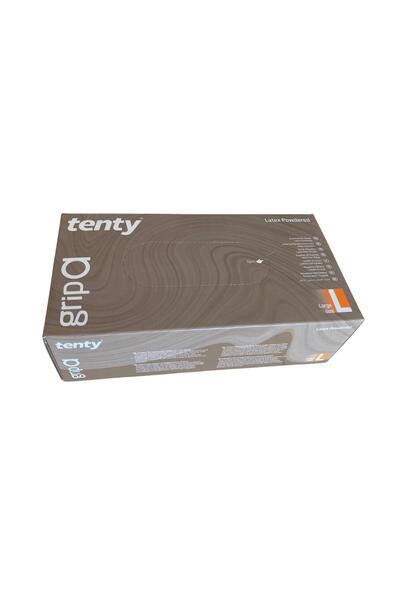 Tenty - Inspection Gloves a Powdered Latex Large 1 Pack of 100