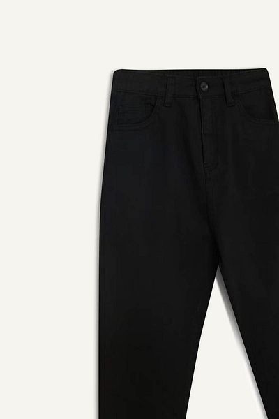 DeFacto Straight Leg Gabardine School Black Boy's Trousers U3254A6/Bk81