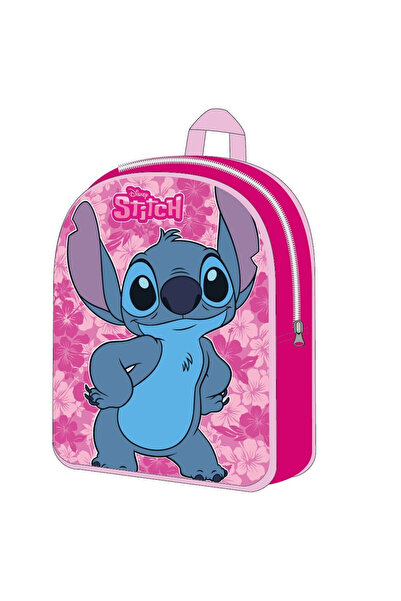 Lilo & Stitch Disney Lilo και Stitch Ροζ φύλλο σακίδιο, τσάντα 30 cm