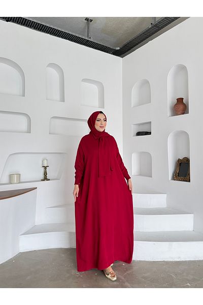 Quen One-Piece Prayer Dress with Neck