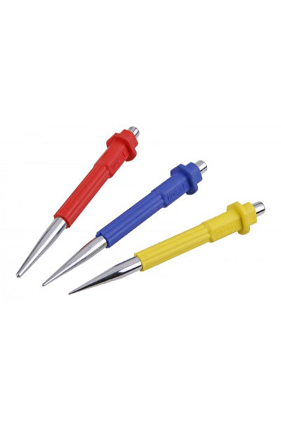 ACE 3-Piece Cushioned Grip Carbon Steel Nail Punch Set 12.7 cm